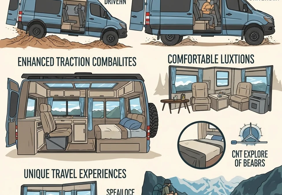 Off-Road Luxury: The Rise of 4×4 Mercedes Sprinter Van Conversions