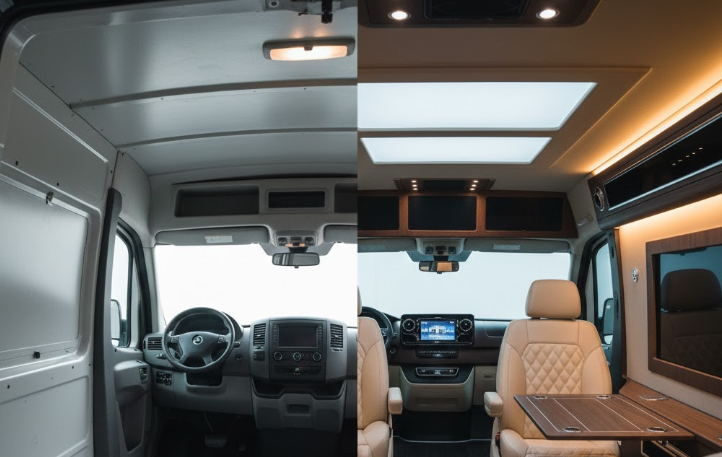 The Real Difference Between Customized Sprinter Vans for Sale and Standard Factory Models